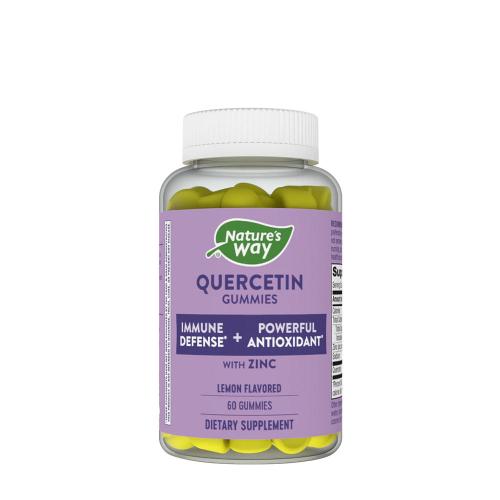 Natures Way Quercetin Gummies with Zinc (60 Żelka, Cytrynowy)