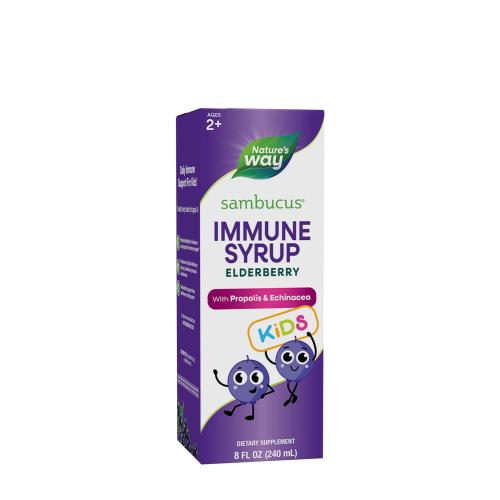 Natures Way Sambucus Immune Syrup for Kids (240 ml, Kwiat czarnego bzu)