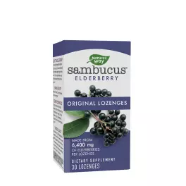   Nature's Way Sambucus Original Lozenges (30 Tabletka do ssania, Kwiat czarnego bzu)