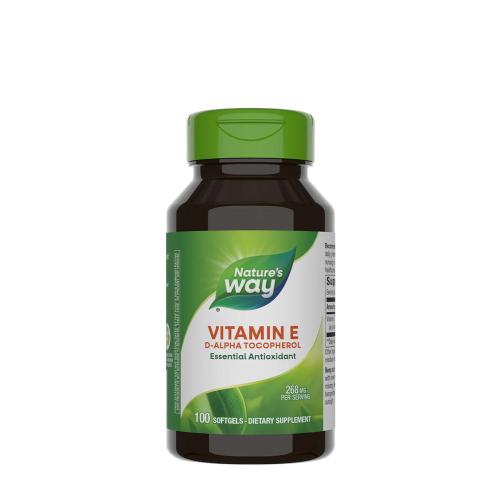 Natures Way Vitamin E D-Alpha Tocopherol (100 Kapsułka miękka)