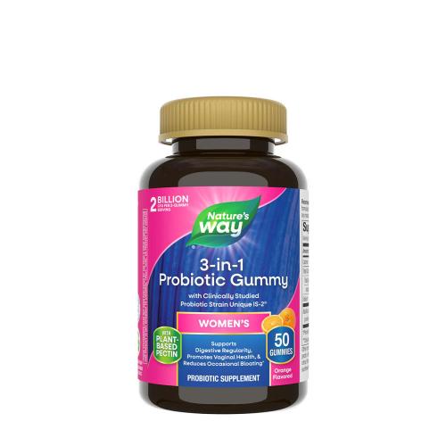 Natures Way 3-in-1 Probiotic Women's Gummy (50 Żelka)