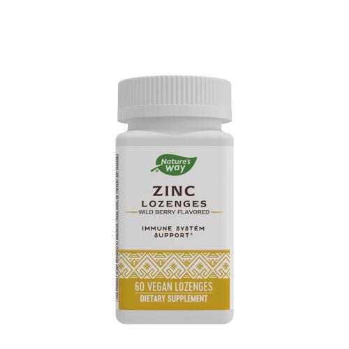 Natures Way Zinc Lozenges  (60 Tabletka do ssania, Owoce leśne)