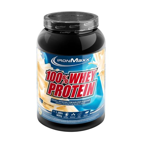 Ironmaxx 100% Whey Protein (900 g, Francuska Wanilia)