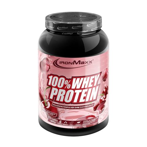 Ironmaxx 100% Whey Protein (900 g, Jogurt wiśniowy)