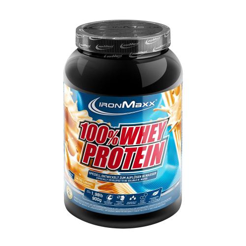 Ironmaxx 100% Whey Protein (900 g, Solony karmel)