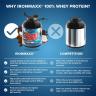Ironmaxx 100% Whey Protein (2350 g, Mleczna czekolada kokosowa)