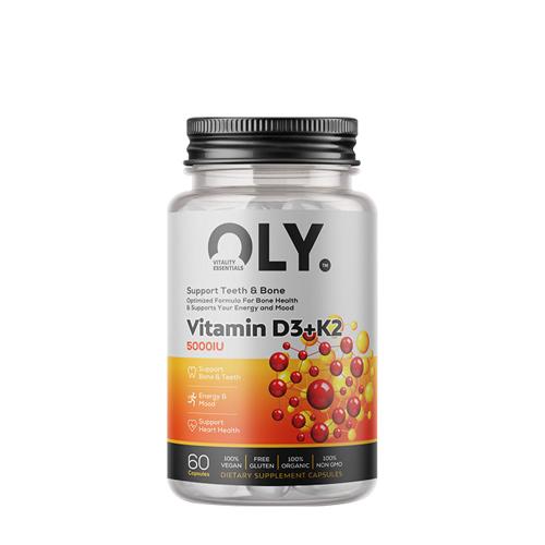 Oly Vitamin D3+K2 5000 IU (60 Kapsułka)