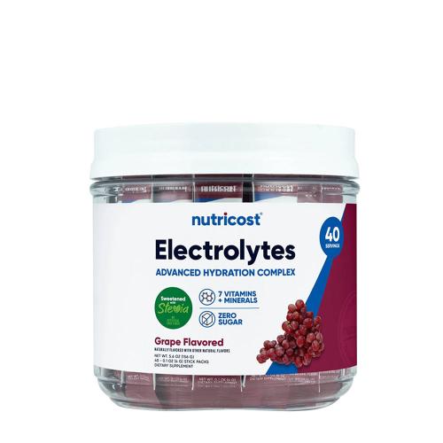 Nutricost Electrolytes Hydration Stick Packs (156 g, Winogrona)