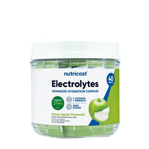 Nutricost Electrolytes Hydration Stick Packs (156 g, Zielone jabłko)