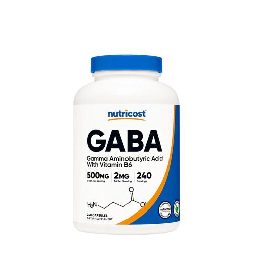 Nutricost GABA + B6 500 mg (240 Kapsułka)