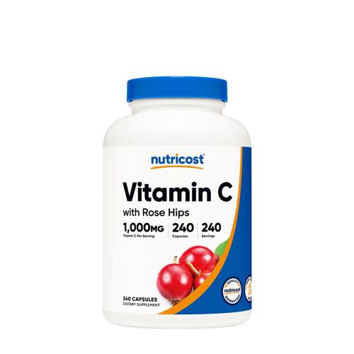 Nutricost Vitamin C with Rose Hips Capsules (240 Kapsułka)