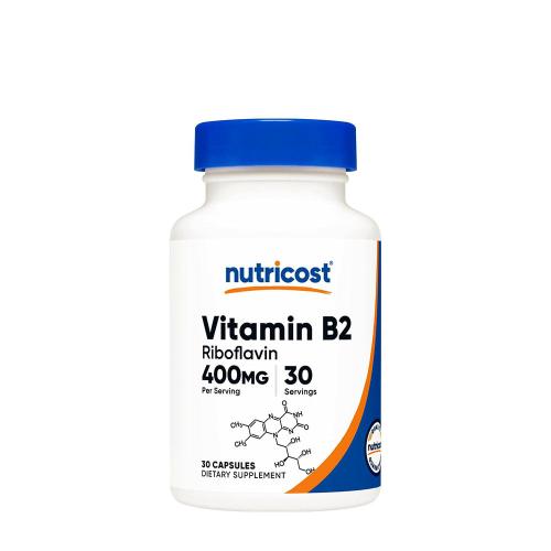 Nutricost Vitamin B2 Riboflavin 400 mg (30 Kapsułka)