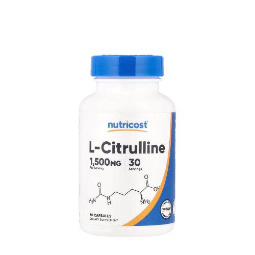 Nutricost L-Citrulline 1500 mg (60 Kapsułka)