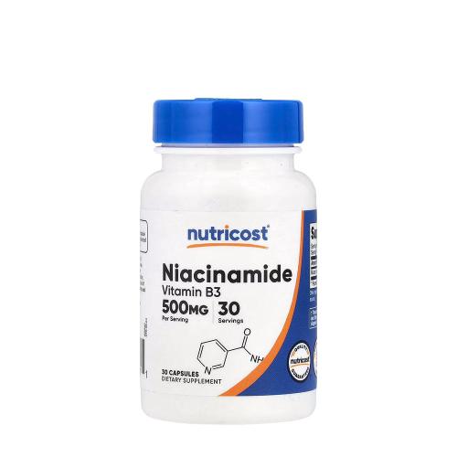 Nutricost Vitamin B3 Niacinamide 500 mg (30 Kapsułka)