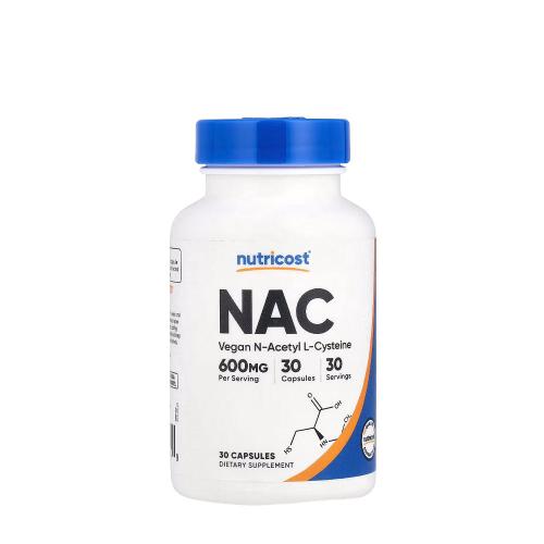 Nutricost N-Acetyl L-Cysteine (NAC) 600 mg (30 Kapsułka)