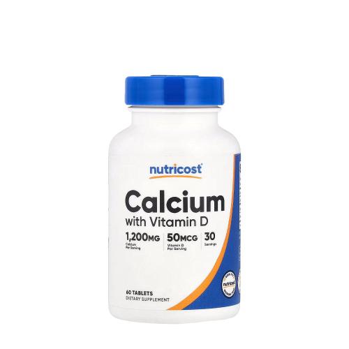 Nutricost Calcium (with Vitamin D3)  (60 Tabletka)