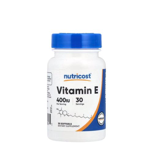 Nutricost Vitamin E 400 IU (30 Kapsułka miękka)