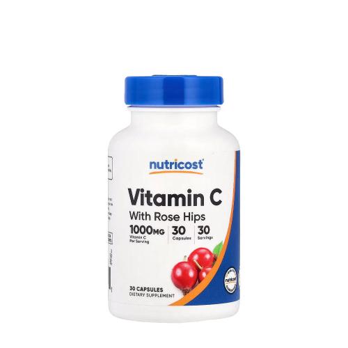 Nutricost Vitamin C with Rose Hips Capsules (30 Kapsułka)