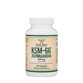   Double Wood Supplements KSM-66 Ashwagandha 600 mg (120 Kapsułka)