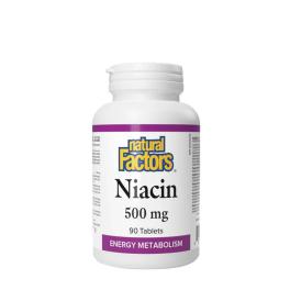 Natural Factors Niacin 500 mg  (90 Tabletka)