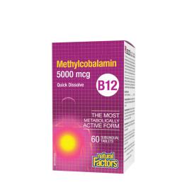 Natural Factors B12 Methylcobalamin 5,000 mcg (60 Tabletka)