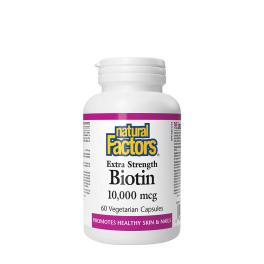   Natural Factors Biotin Extra Strength 10,000 mcg (60 Kapsułka)