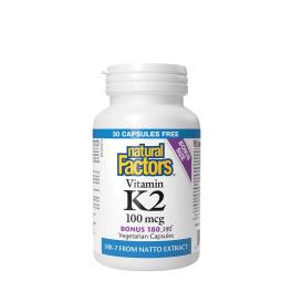 Natural Factors Vitamin K2 100 mcg (60 Kapsułka)