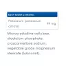 Natural Factors Potassium Citrate 99 mg (90 Tabletka)