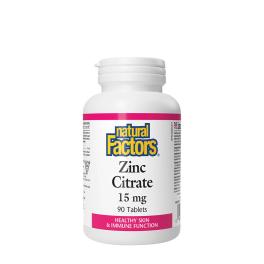 Natural Factors Zinc Citrate 15 mg (90 Tabletka)