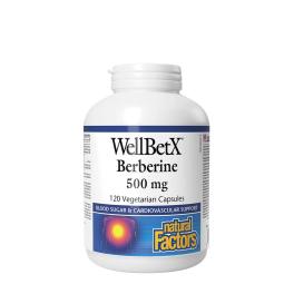 Natural Factors WellBetX Berberine 500 mg (120 Kapsułka)