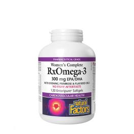   Natural Factors Women’s Complete RxOmega-3 300 mg EPA/DHA (120 Kapsułka miękka)