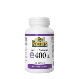   Natural Factors Mixed Vitamin E Natural Source 400 IU  (90 Kapsułka miękka)