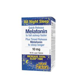   Natural Factors Melatonin Quick Release Plus Timed Release 10 mg (90 Tabletka)