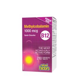 Natural Factors B12 Methylcobalamin 1,000 mcg (210 tabletek)
