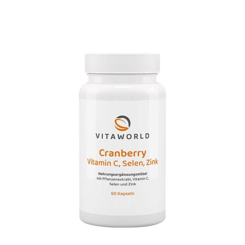 Vitaworld Cranberry Vit C + Selenium + Zinc (60 Kapsułka)