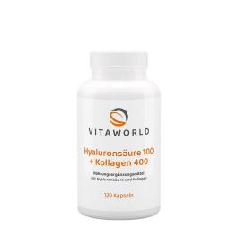 Vitaworld Hyaluronic Acid 100 + Collagen 400 (120 Kapsułka)