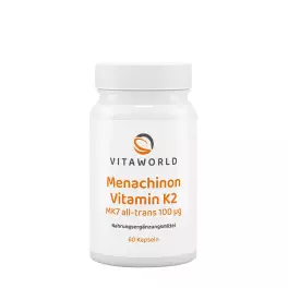 Vitaworld Menaquinone Vitamin K2 MK7 (60 Kapsułka)