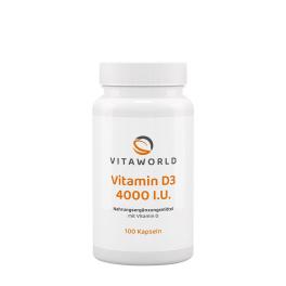 Vitaworld Vitamin D3 4000 IU (100 Kapsułka)
