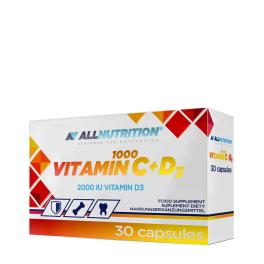 ALLNUTRITION Vitamin C 1000 + D3  (30 Kapsułka)