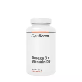 GymBeam Omega 3 + Vitamin D3 (240 Kapsułka miękka)
