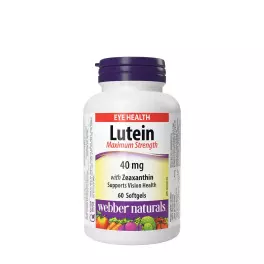   Webber Naturals Lutein 40 mg with 7 mg Zeaxanthin (60 Kapsułka miękka)