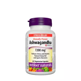 Webber Naturals Ashwagandha 7200 mg (60 Kapsułka)