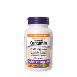   Webber Naturals Turmeric Curcumin 12,500 mg Capsules (60 Kapsułka)