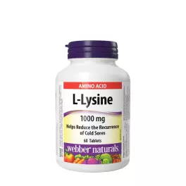 Webber Naturals L-Lysine 1000 mg (60 Tabletka)