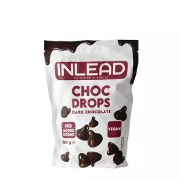 INLEAD Nutrition Choc Drops (150 g, Ciemna czekolada)