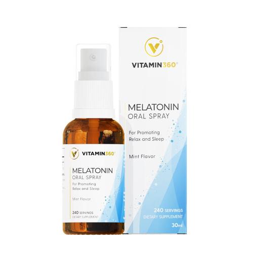 Vitamin360 Melatonin Oral Spray (30 ml, Miętowy smak)