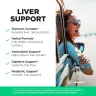 Vitamin360 Liver Support – Premium formuła wspierająca wątrobę z ostropestem plamistym i ekstraktem z karczocha (60 Kapsułka roślinna)
