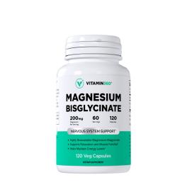   Vitamin360 Magnesium Bisglycinate 200 mg (120 Kapsułka roślinna)