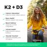 Vitamin360 K2+D3 (30 Kapsułka roślinna)
